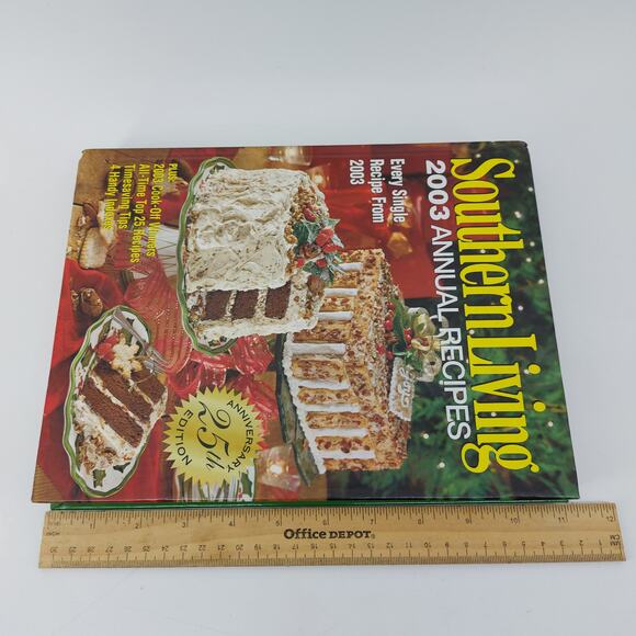 Southern Living 2003 Annual Recipes Cookbook Holiday 25th Anniversary - Picture 4 of 16